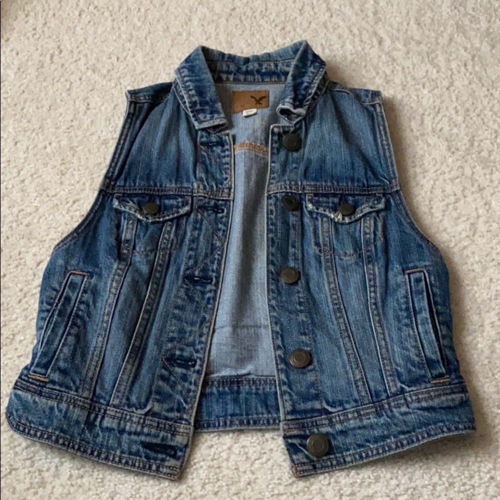 denim vest